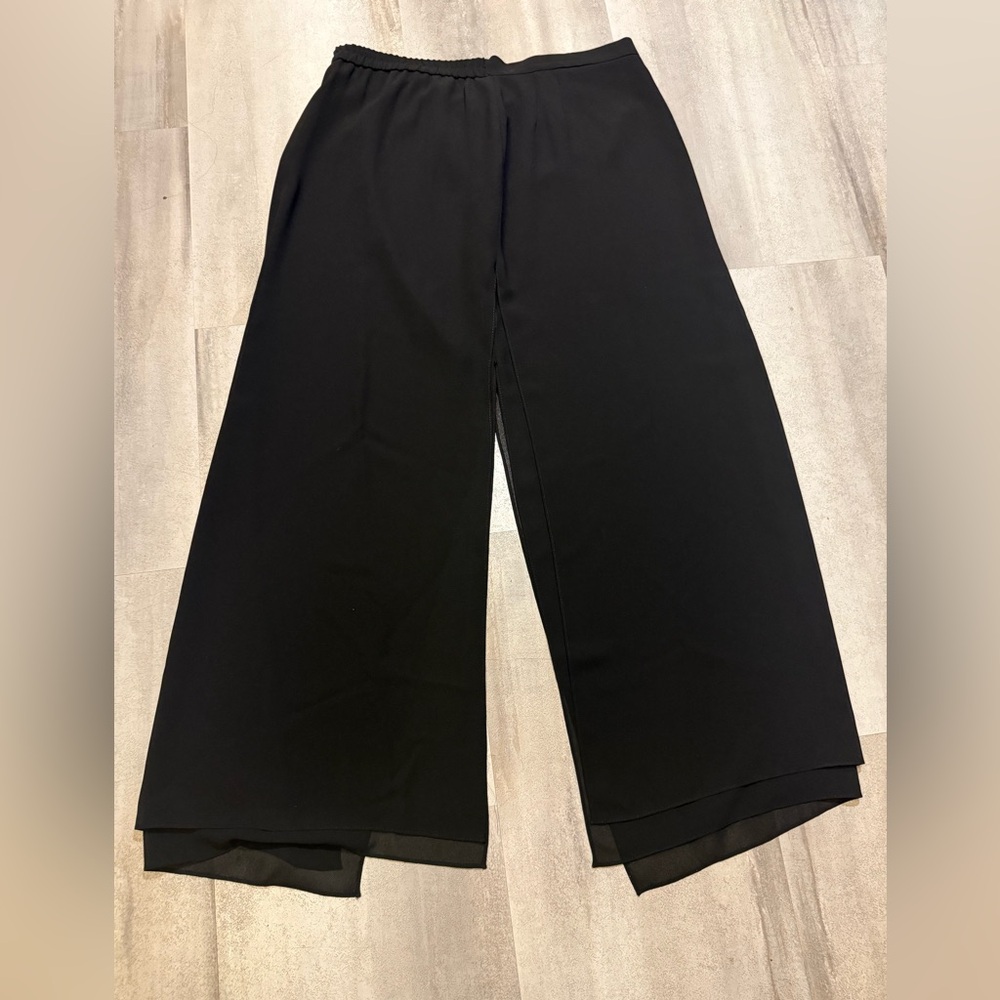 JS Collections Elegant Black Sheer Jumpsuit - Picture 2 of 9